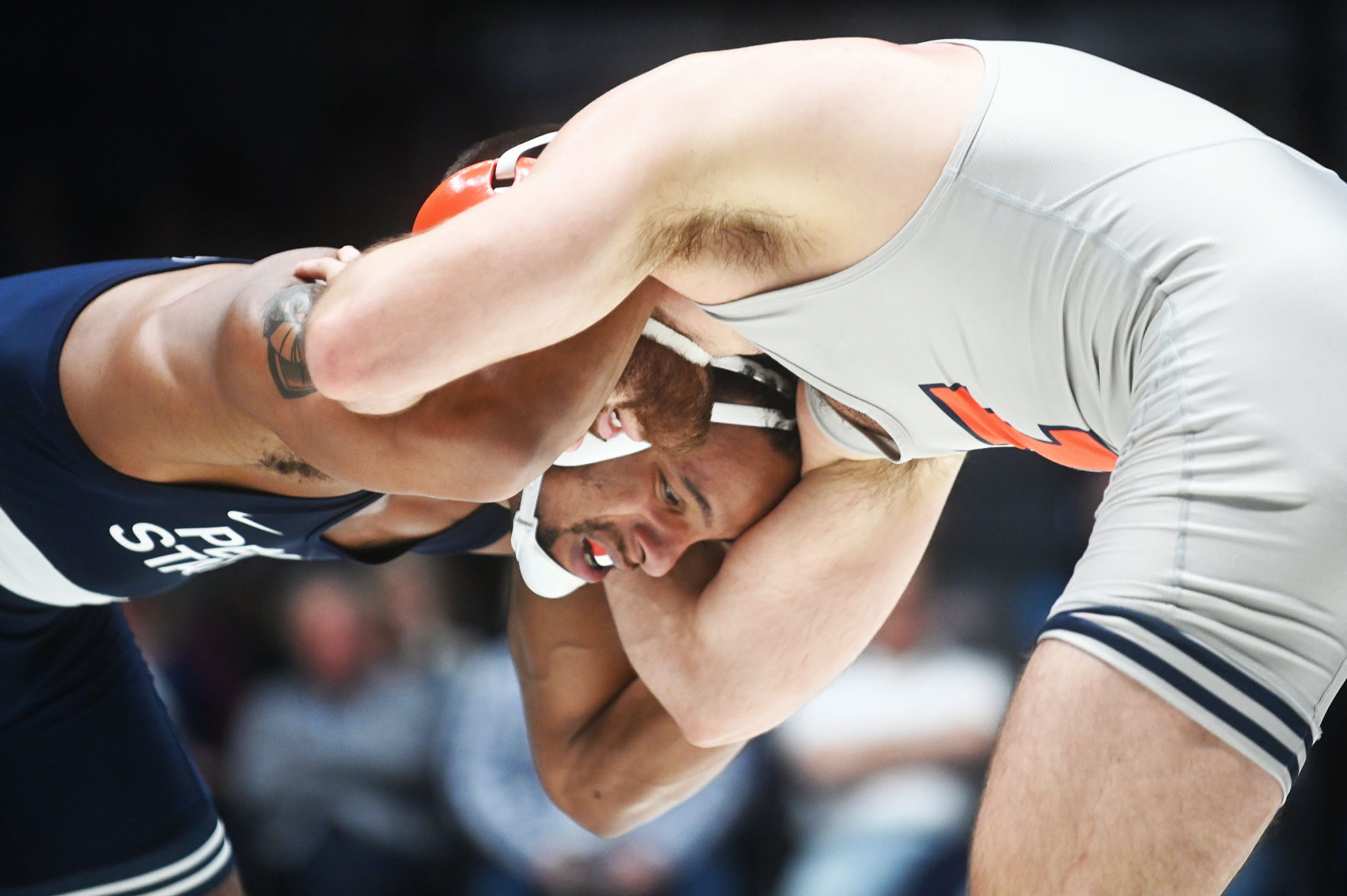 Wrestling v Illinois, Hall (174) Stalemate